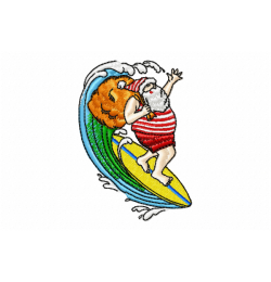 Santa Embroidery Design