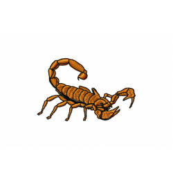 Scorpion Embroidery Design