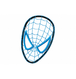 Superhero Face Embroidery Design 5x7