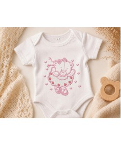 Sweet Ballerina Teddy Embroidery Design