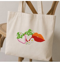 Sweet Strawberry Lips Embroidery Design Sweet Strawberry Lips Embroidery Design