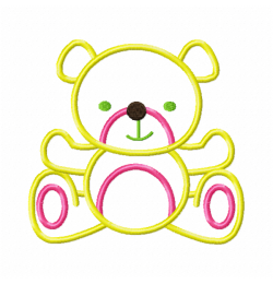 Teddy Embroidery Design