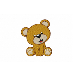 Teddy bear Baby Embroidery Design 4x4