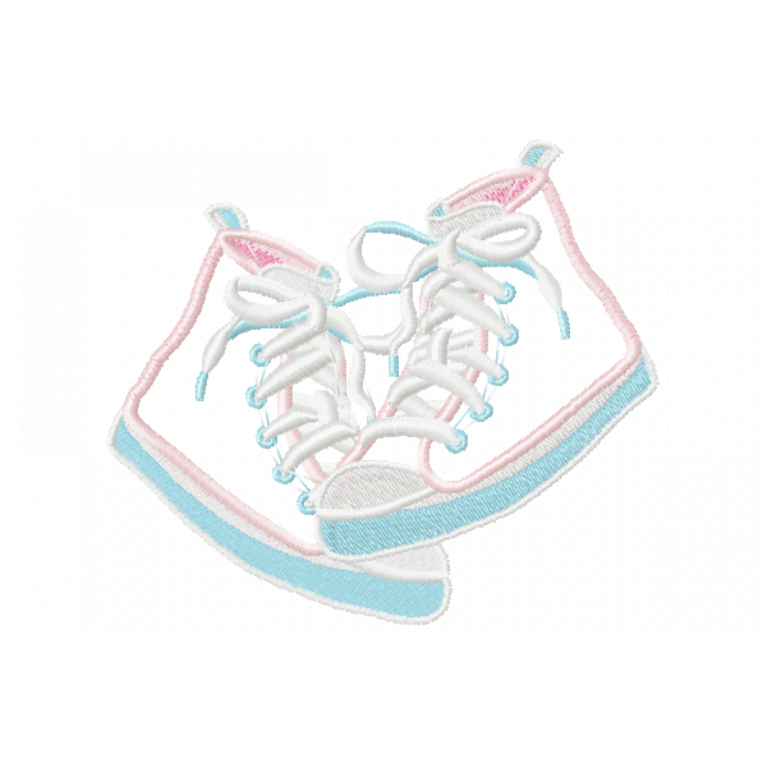Tennis Shoe Embroidery Design