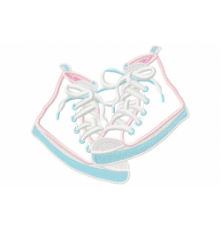 Tennis Shoe Embroidery Design