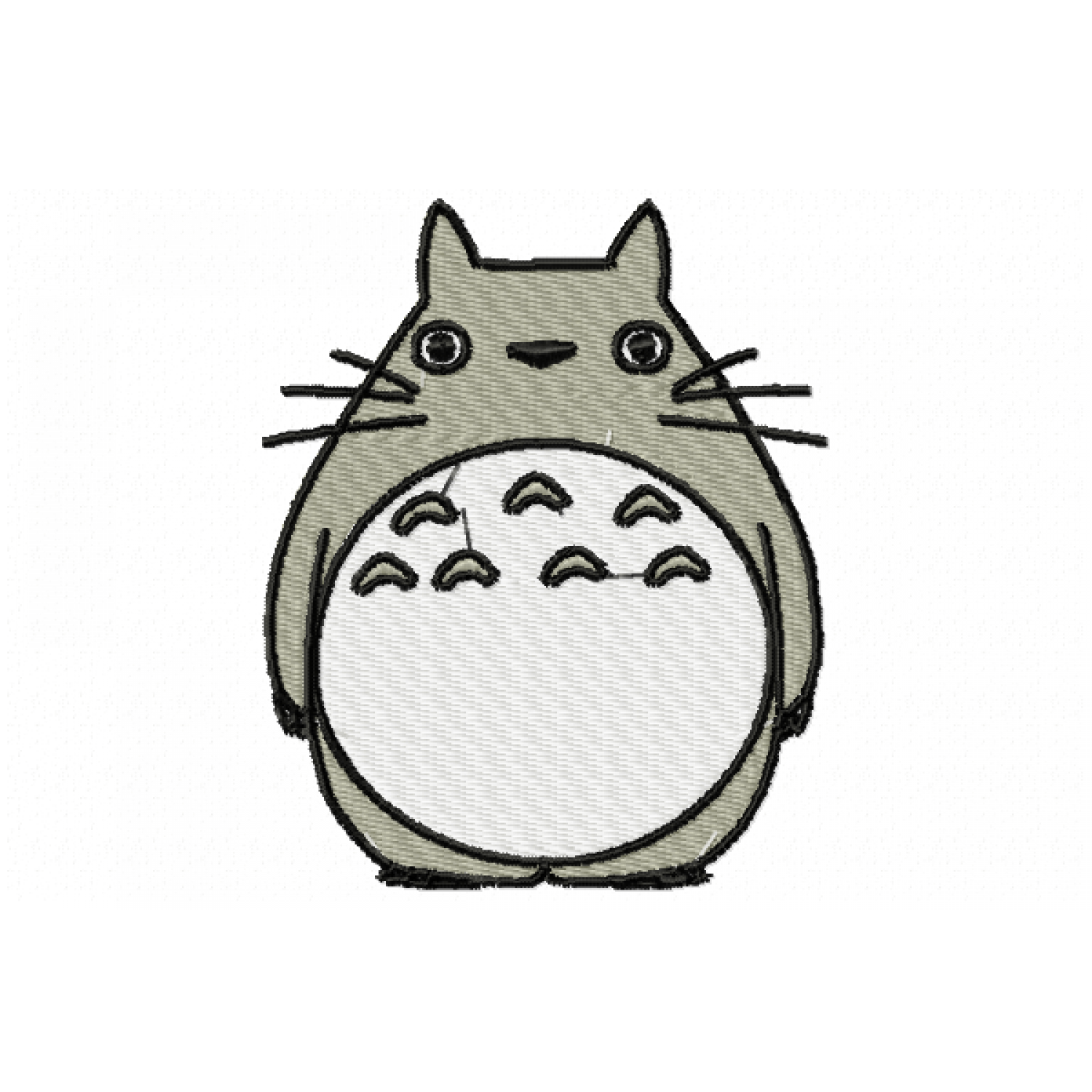 ToToro Embroidery Design