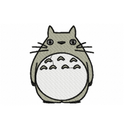 ToToro Embroidery Design