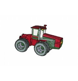 Red Tractor Embroidery Design
