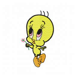 Tweety bird Embroidery Design