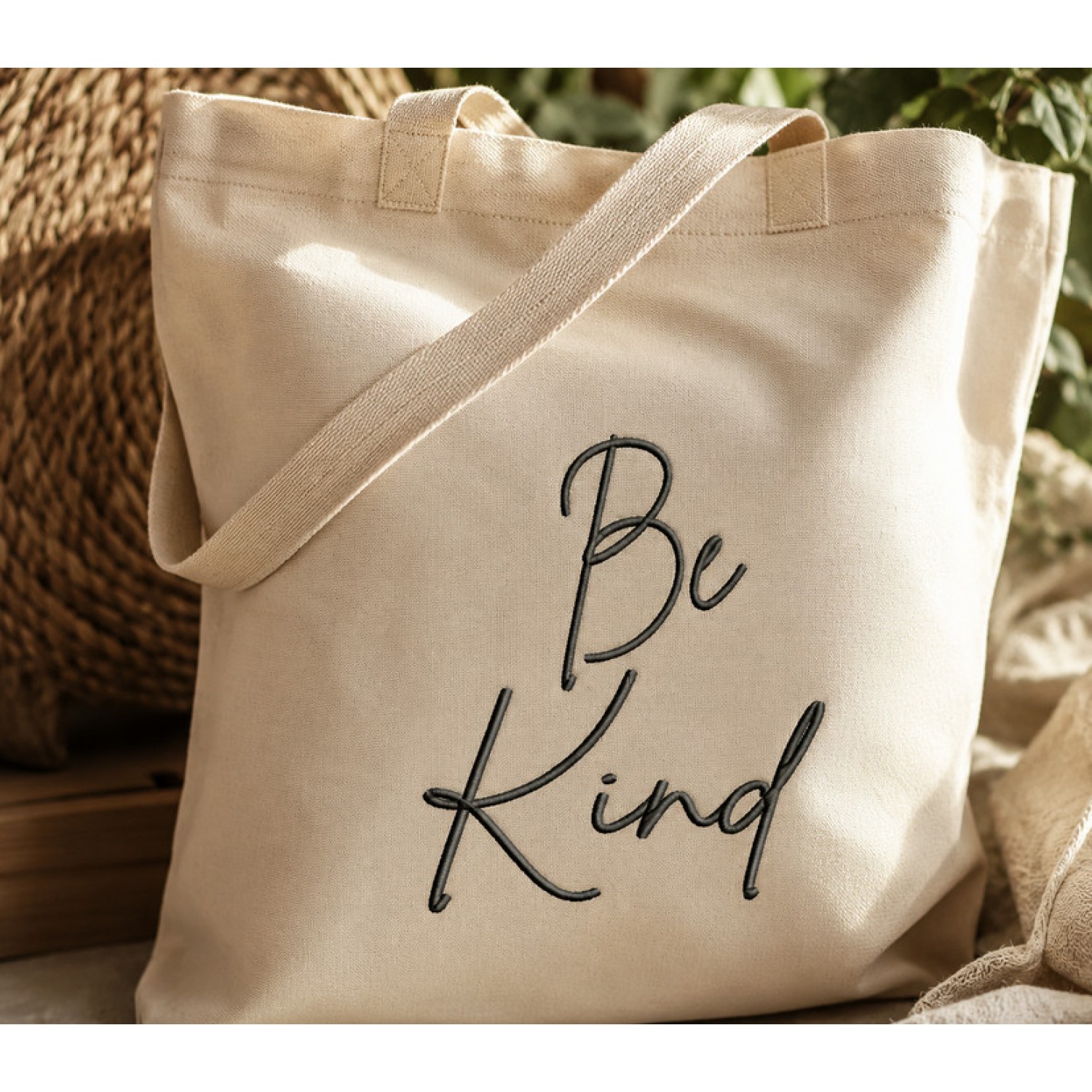 Be Kind Script Embroidery Design