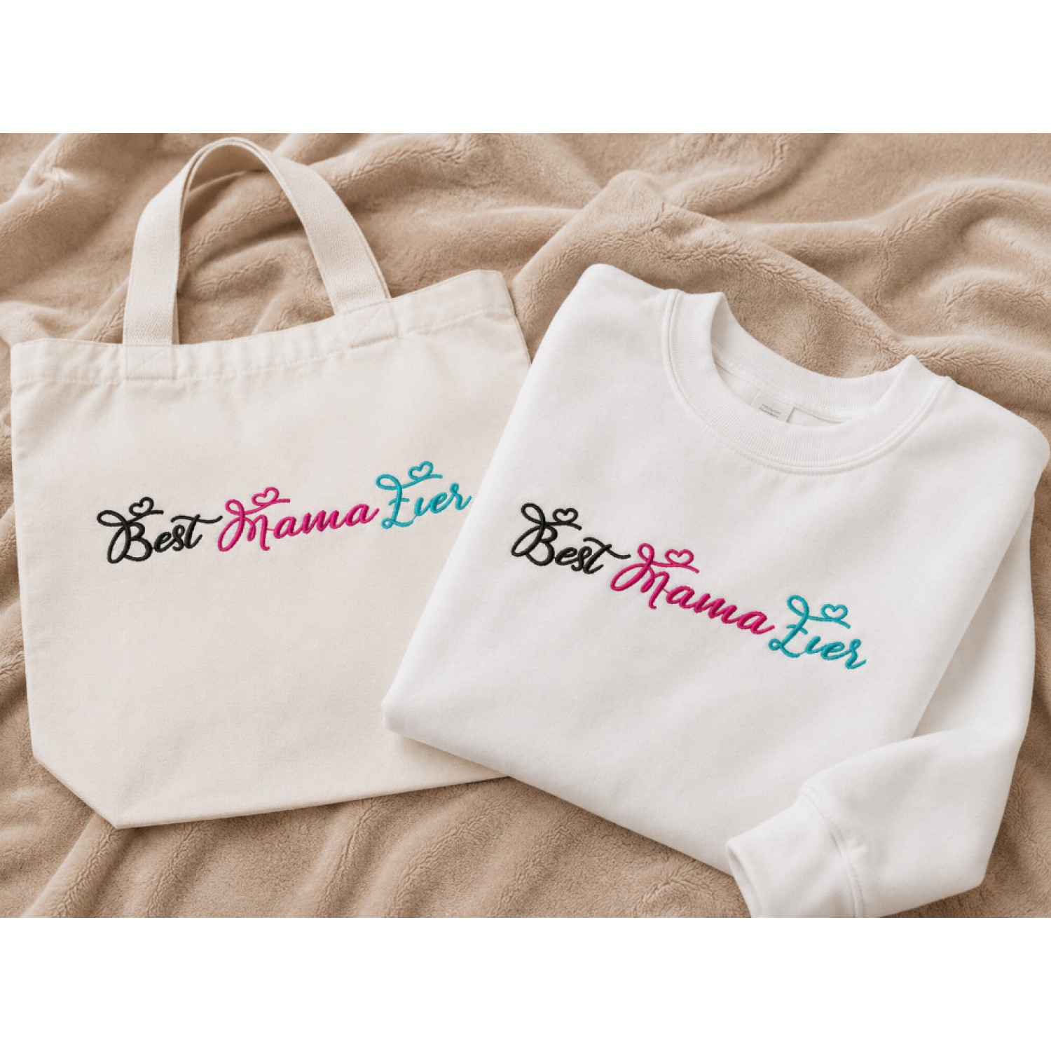 Cute Best Mama Ever Embroidery Design 5x7