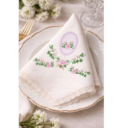 Blush Rose Elegance Embroidery Design