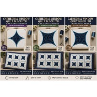 Cathedral Window Quilt Block Bundle – 3 ITH Designs 5x5
