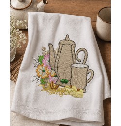 Cute Amazing Teapot Embroidery Design