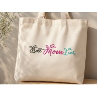 Cute Best Mom Ever Embroidery Design 5x7