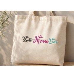 Cute Best Mom Ever Embroidery Design 5x7