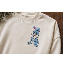 Cute Blue Bunny Embroidery Design Cute Blue Bunny Embroidery Design