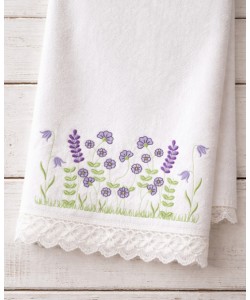 Cute Lavender Garden Embroidery Design Cute Lavender Garden Embroidery Design