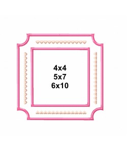 Cute Milestone Card in The Hoop Embroidery Design 3 Sizes