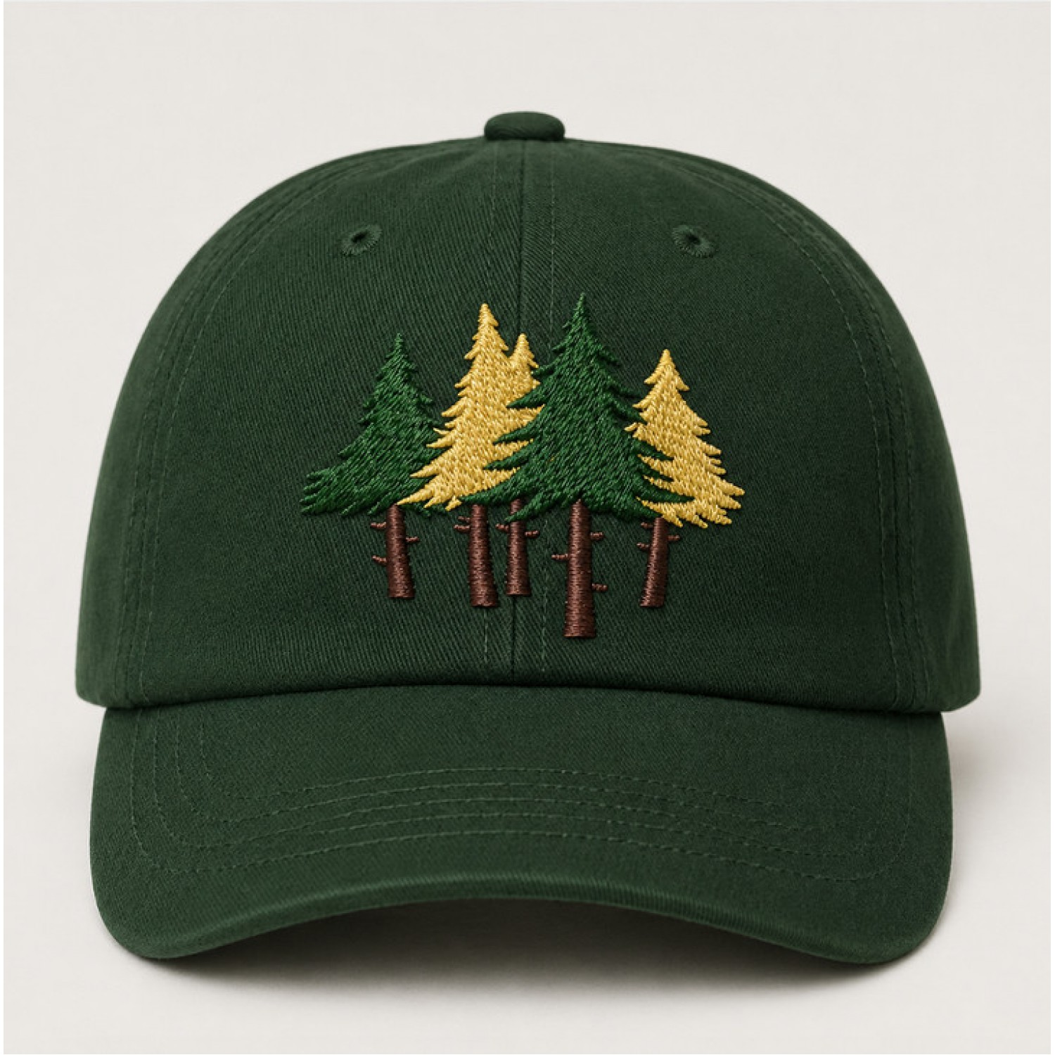 Cute Pine Trees Embroidery Design