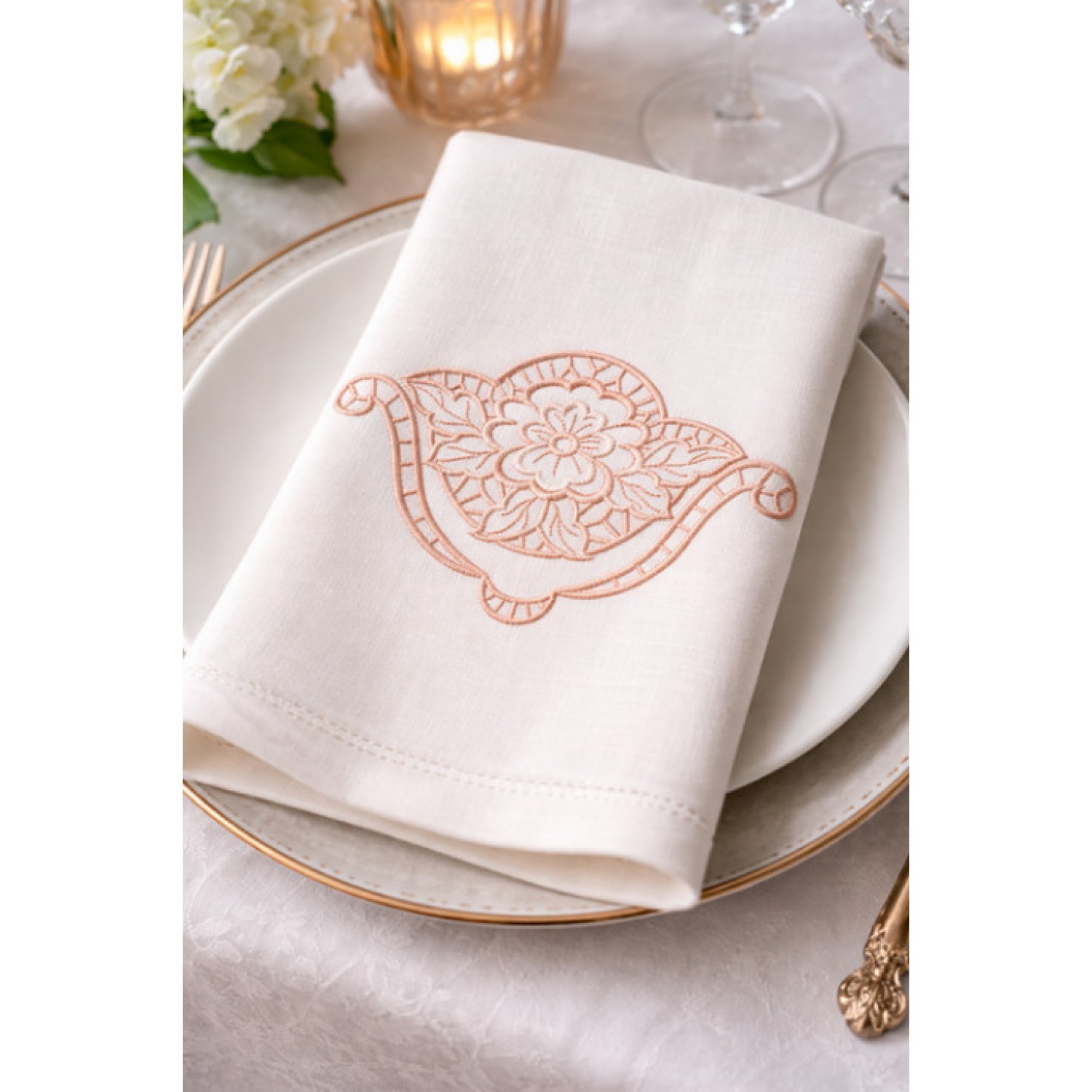 Decorative Richelieu Embroidery Design