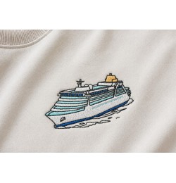 Elegant Cruise Ship Embroidery Design Elegant Cruise Ship Embroidery Design