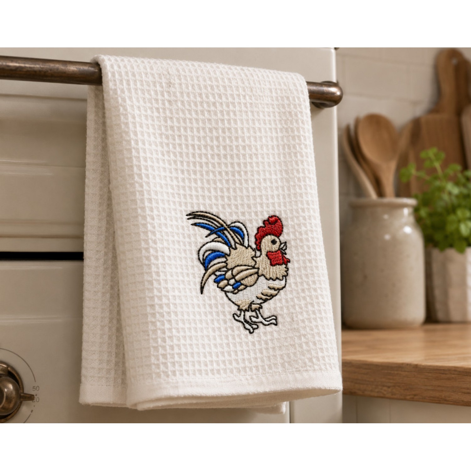 Farmhouse Rooster Embroidery Design