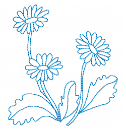 Flora mino Embroidery Design