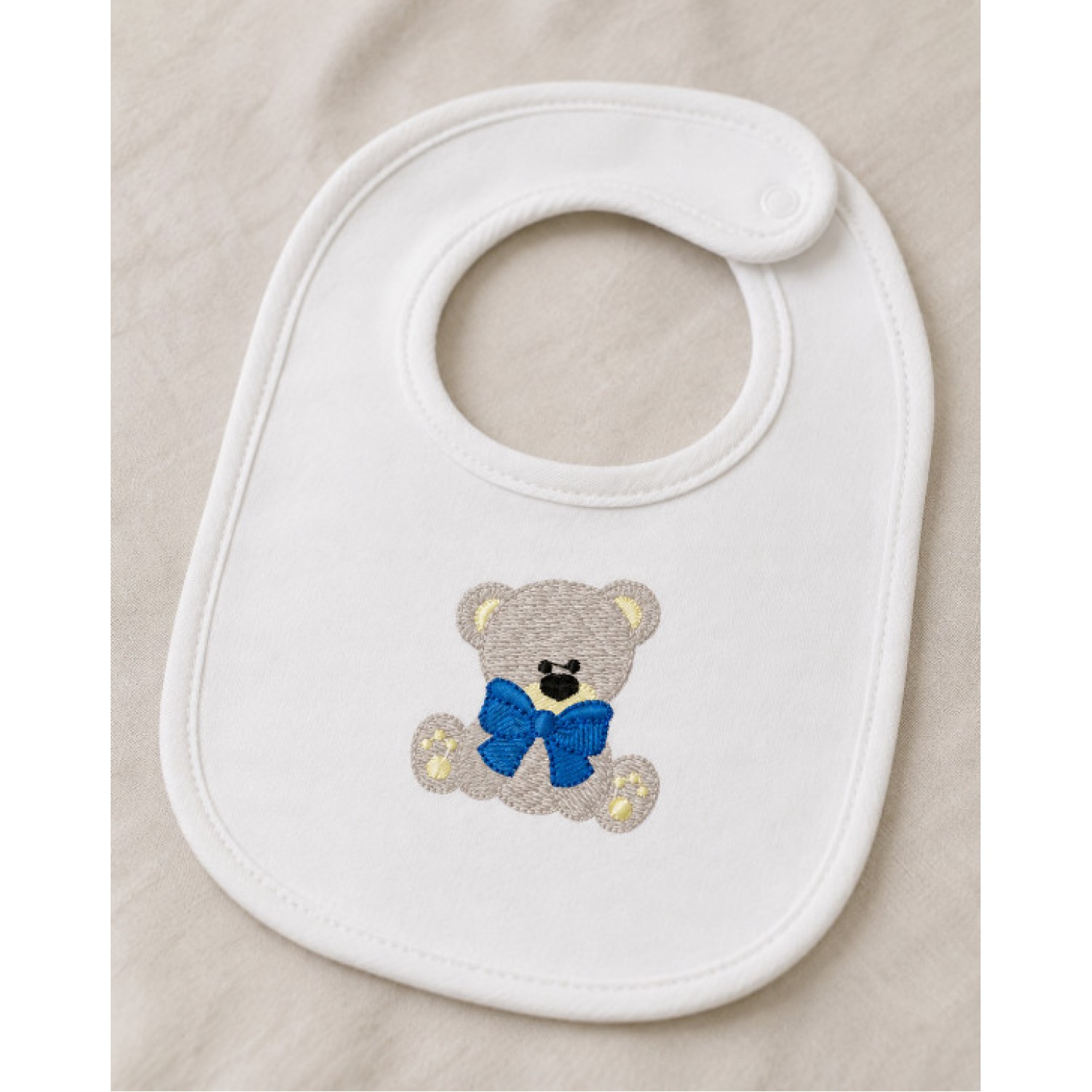 Free Cute Teddy Bear Bow Embroidery Design