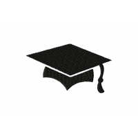 Free Graduation Cap Embroidery Design