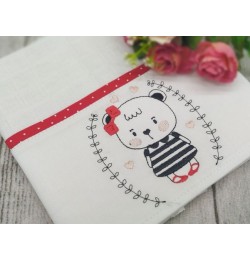Sweet Bear Love Embroidery Design