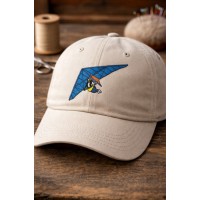 Hang Glider Embroidery Design 4x4