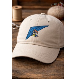 Hang Glider Embroidery Design 4x4