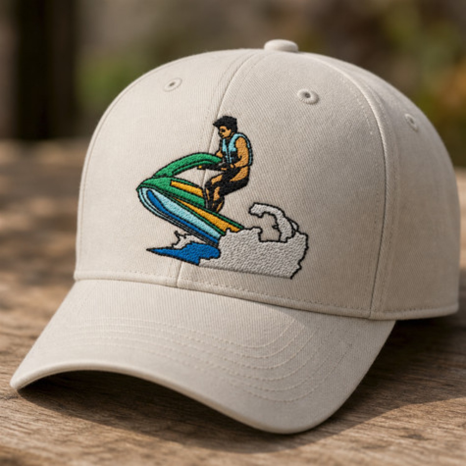 Jet Ski Adventure Embroidery Design