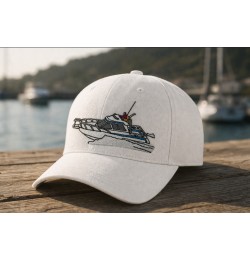 Luxury Speedboat Embroidery Design