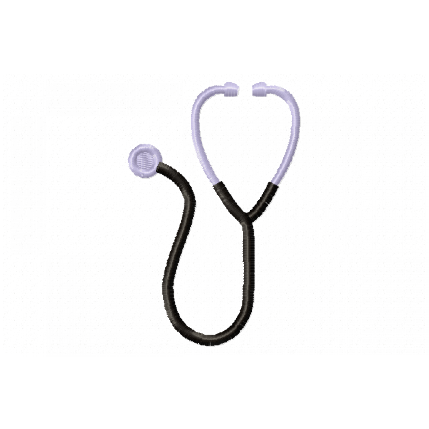 Medical Stethoscope Embroidery Design