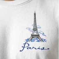 Paris Script Embroidery Design