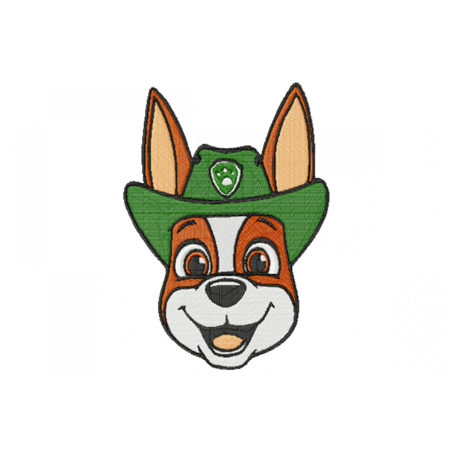 Paw patrol face Embroidery Design