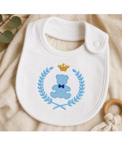 Royal Teddy Bear Embroidery Design