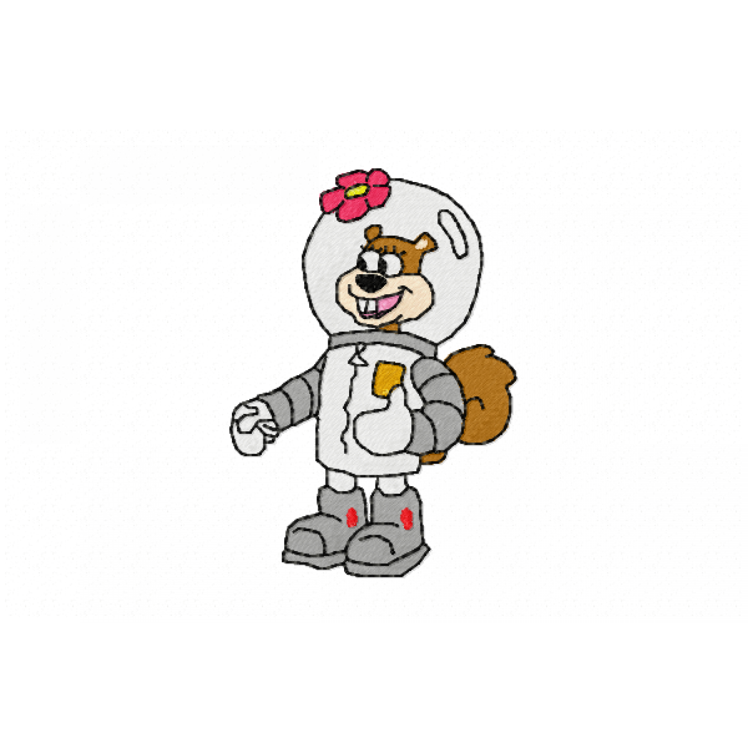 Sandy Embroidery Design