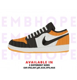 shoes And Logo Sports Embroidery Design 3 Sizes shoes And Logo Sports Embroidery Design 3 Sizes