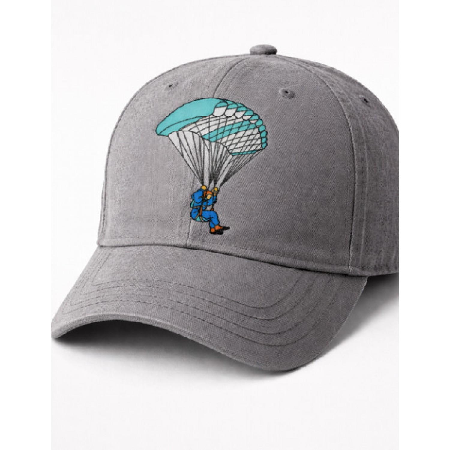 Skydiving Embroidery Design 4x4