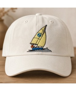 Sunny Sailboat Embroidery Design