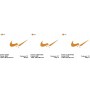 Swoosh Broken And Logo Sports Embroidery Design 3 Sizes