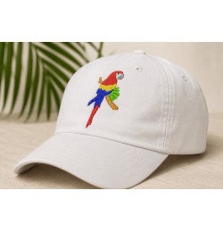 Tropical Parrot Embroidery Design