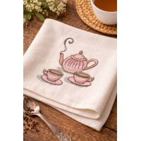Vintage Tea Pot Embroidery Design
